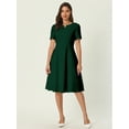 thumbnail image 2 of DARING DIVA A-Line Work Church Pockets Dress XL Green, 2 of 6