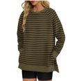 thumbnail image 2 of Oversized Sweatshirts for Women Casual Long Sleeve Pullover Tops High Low Split Tunic Shirts Blouse, 2 of 6
