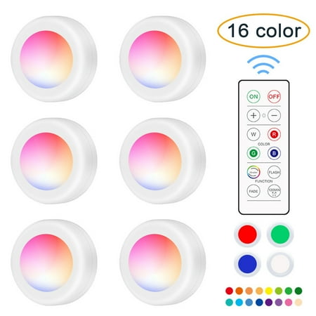 

Xinyolin 16 RGB Colors Lighting Touch Sensor LED Light Dimmable Wardrobe Cabinet Lamp