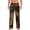 Black, variant on Embroidery Chicken Rooster Men's Straight Lounge Pajama Pants: The Ultimate in Comfortable Sleepwear