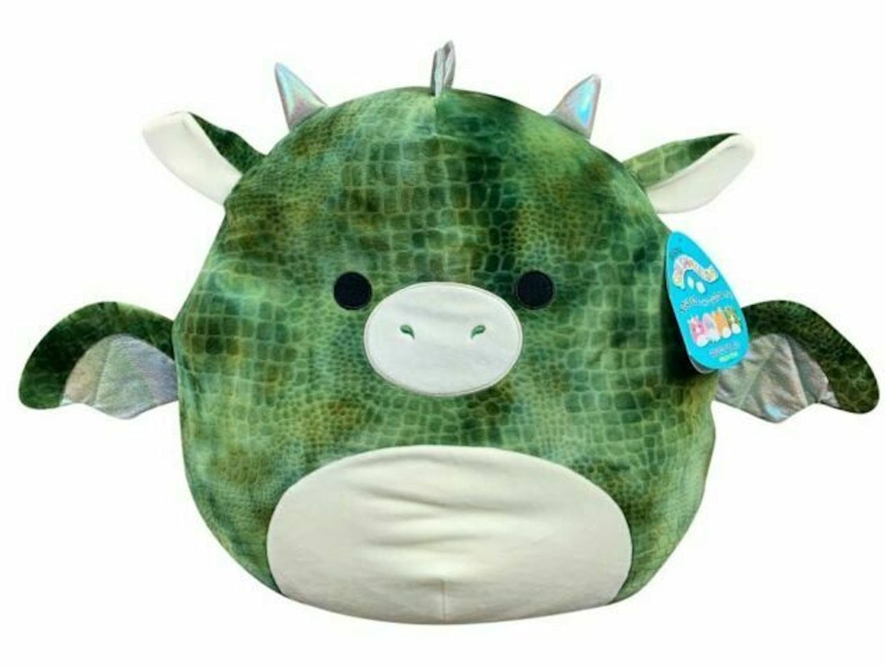 Squishmallows 10" Green Dragon - Duke, The Stuffed Animal Toy