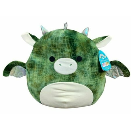 Squishmallows 10" Green Dragon - Duke, The Stuffed Animal Toy