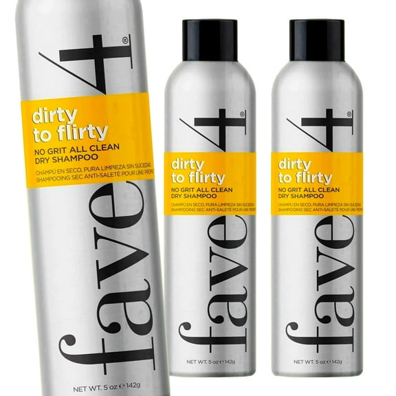 fave4 Dirty to Flirty Dry Shampoo 5 oz - Pack of 3
