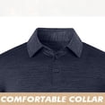 thumbnail image 5 of Yaoyar T Shirts for Men Quick Dry Moisture Wicking Short Sleeve Golf T Shirts Casual Work Athletic Classic Tees, 5 of 5