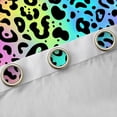 thumbnail image 4 of Castle Fairy Gradient Cheetah Black Out Curtains,Leopard Curtains Pack of 2 (42x63 Each), 4 of 6