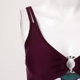 thumbnail image 3 of Aayomet Maillot de Bain pour Femmes Style Tankini (Vin, XXXXXL), 3 of 4