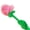 Pink, variant on Pink Flexible Long Stem Simulation Plush Rose For Decoration 43Cm Flower Toy Assorted Colors