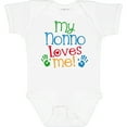 thumbnail image 3 of Inktastic Nonno Loves Me Boys or Girls Baby Bodysuit, 3 of 5