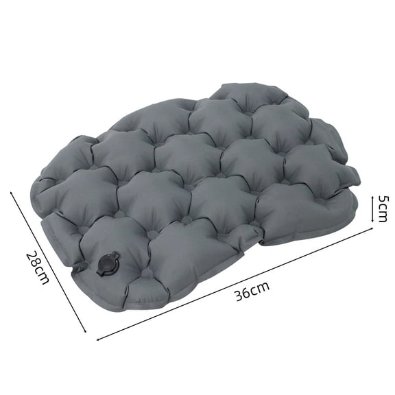 Inflatable Seat Cushion 36x28 Cm for Outdoor Camping Hiking Travel Portable Comfortable Pad