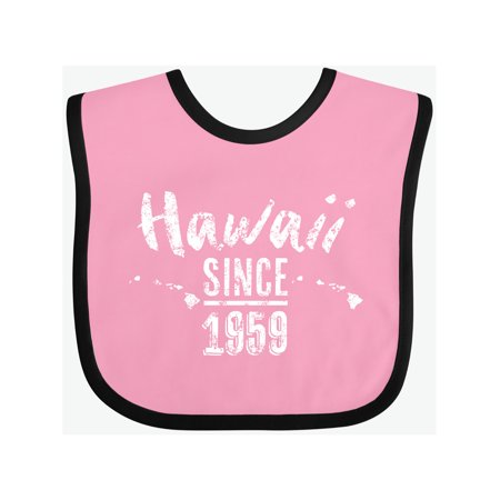 

Inktastic Hawaii Since 1959 Gift Baby Boy or Baby Girl Bib