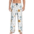 thumbnail image 5 of Mens Pajama Pants, Cute Doodle Turtles Soft Sleep & Lounge Pants for Men, Cuteness Casual PJ Bottoms Pants with Pockets, 5 of 7