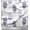 Purple, variant on Soimoi Silk Fabric Leaves & Floral Block Printed Fabric 1 Yard 42 Inch Wide