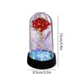 thumbnail image 3 of Iumwxz Valentines Day Gifts Eternal Rose Gifts for Women Birthday Gifts for Mom Light up Rose In Glass Dome Eternal Rose Flower Gifts Mom Day Valentines Day Rose Gifts for Her Deals, 3 of 5