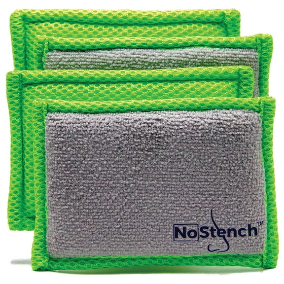 NoStench Kitchen Sponge | Odor Resistant Dish Sponge | 4-Pack Lasts A Full Year