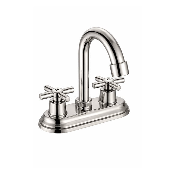 Mezcladora para lavabo Maxims de baño plástico ABS cromada 2 manerales