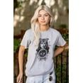 thumbnail image 3 of Butterfly Moth Spiritual Crystal Ball Women's Graphic T Shirt Tees Brisco Brands S, 3 of 5
