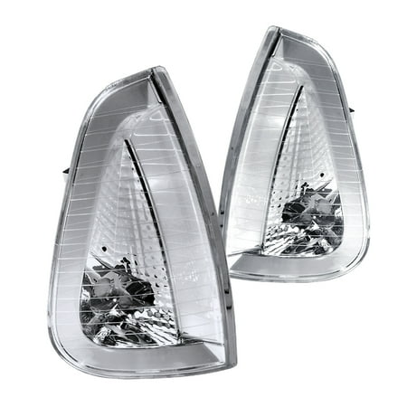 Corner Lights Lens - Spec-D Tuning 2006-2010 Dodge Charger Corner Lamps Signal Lights Chrome Housing Clear Lens (Left + Right) 06 07 08 09 10