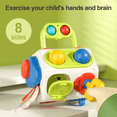 thumbnail image 6 of FRESHE Toddlers Toys, 8 in 1 Activity Cube, Montessori Toys for 1 Year Old, Multi-Functional Baby Sensory Toy, Learning Fine Motor Skills, 6 of 8