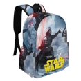 thumbnail image 2 of La Guerra de las Galaxias-theme Backpack, Campus style schoolbag Bookbag with Adjustable Shoulder Straps And Large Zip Compartment, Unisex Travel Bags.42x30x15cm, 2 of 6