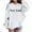 1#White, variant on Byoo Toddler Girl's Hoodie Letter Print Casual Pullover Hooded Sweatshirt Activewear Hoody