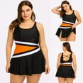 thumbnail image 2 of Two Piece Women‘s Plus Size Tankini Swimsuits Blouson Swim Tank Top With Shorts Modest Bathing Suits, 2 of 9