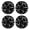 Black, variant on Universal 14 Inch Hubcap Replacement Wheel Covers Matte Black Clip On Auto Rim Protective Caps for R14 Tires Cars Trucks SUVs 4 Pack 14 inches / 35.6 cm