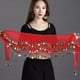 thumbnail image 2 of Fajilla Bellydance Monedas Danza Árabe Chifon Falda Zumba, 2 of 8
