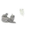 thumbnail image 1 of Elegante escultura de , adorno de mesa, artesanía, figura decorativa, estatua de animal con enredaderas colgantes, pegatina de pared, hojas, 1 of 8