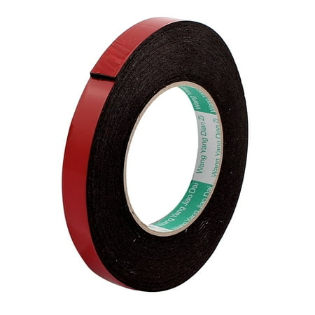 5M Length Red Strong Double Sided Adhesive Tape Sponge Tape 15MM Width
