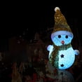 thumbnail image 2 of Light Up Christmas Lights Light Up Little Snowman Wearing Hat Christmas Gifts, 2 of 8