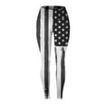 thumbnail image 3 of Pimfylm 4th of July Yoga Leggings for Women Stretch High Waist Gym Tight Pant Independence Day Print Trouser(Grey,M), 3 of 5