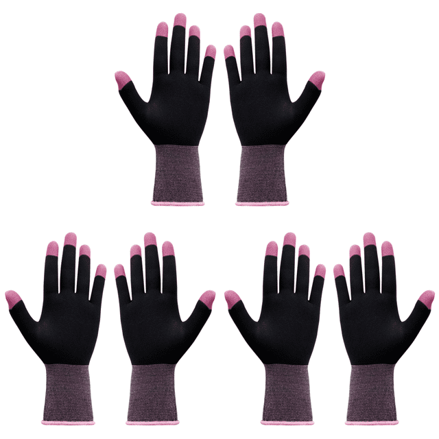 1 par guantes pantalla táctil para PUBG E-Sports Sara Gaming () Rosa