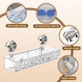 thumbnail image 2 of Soporte de almacenamiento de ventosa corrug, estante de almacenamiento de baño con ventosa sin taladro mont en la pared, estante de almacenamiento para ducha, cocina, estante de almacenamiento, 2 of 2