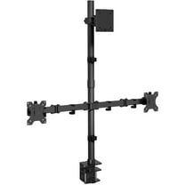 VIVO Triple Computer Monitor Desk Mount, 1 Ultrawide to 49", 2 Standard to 27"