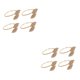 thumbnail image 2 of Cateissary 4Pcs Napkin Holders Dedicate Leaves-Shape Small Metal Banquet Buckles Table Hotel Home Birthdays Dinner Restaurant Decor 2piezas, 2 of 6