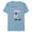 Ocean Blue, variant on R2-D2 The Force is Strong Americana - Short Sleeve Blended T-Shirt for Adults - Customized-Ocean Blue