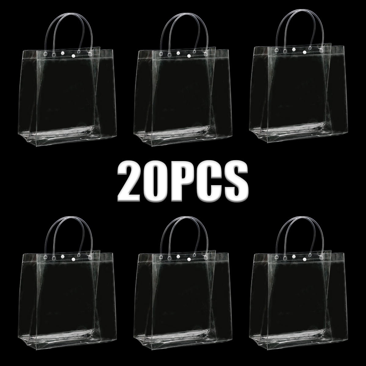 Gift Bags Candy Bag Clear Gift Wrap Tote Bag for Baby Shower Christmas