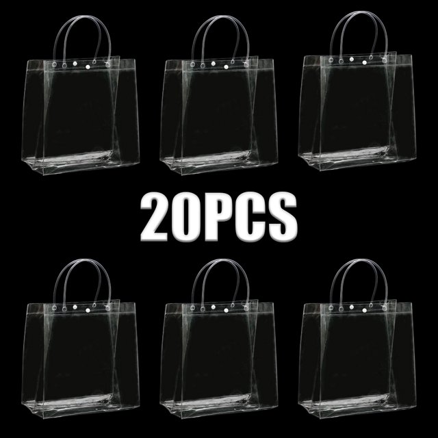 Gift Bags Candy Bag Clear Gift Wrap Tote Bag for Baby Shower Christmas