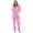 Pink / Grey Heather, variant on 6438-BLK-S #FollowMe Adult Onesie / Pajamas / Jumpsuit