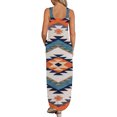 thumbnail image 3 of SMihono Robe d'Été Grande Taille pour Femmes 2023 Décontractée Ample d'Été Imprimée Robe Débardeur Robe de Plage Col Rond Sans Manches Robes, 3 of 5