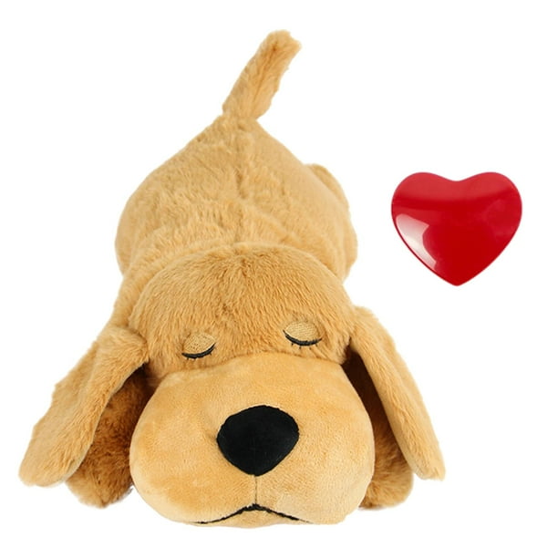 Puppy Heartbeat Stuffed Animal for , Light Brown