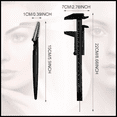 thumbnail image 4 of "Kit De Regla Microblading Diseño Compas Cejas Perfectas 6pcs Lab.G Plata ", 4 of 5