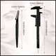 thumbnail image 4 of "Kit De Regla Microblading Diseño Compas Cejas Perfectas 6pcs Lab.G Plata ", 4 of 5