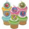 12 Shopkins Cupcake Cake Rings Birthday Party Favors Cake Toppers