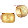 thumbnail image 5 of Napkin Rings - Round Napkin Holder Rings for Dinning Table Parties Weddings Family Gather- Holiday Banquet Christmas Dinner Serviette Buckles Decor (15 Set Gold), 5 of 14