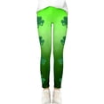 thumbnail image 5 of Tiijoy Girls St. Patrick's Day Leggings Stretch Athletic Yoga Tights, Sizes 11-12, 5 of 5