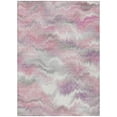 thumbnail image 2 of Addison Rugs Chantille Indoor/Outdoor Transitional Swirls Blush Machine Washable Rectangle Rug, 3' x 5', 2 of 8