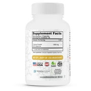 Maximum Strength Tribulus Terrestris Capsules 1300mg per Serving Supplement – High Purity, Natural Testosterone & Libido Booster – Enhance Your Stamina & Energy - Made in USA – 45 Servings