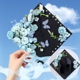 thumbnail image 6 of DIY Graduation Cap Decoration Accessory Kit, Includes Blue Faux Flowers, Alphabet for 2026 Grad Hats Decor, Graduation Party Supplies Blue, 6 of 8