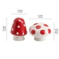 thumbnail image 2 of Bico Gnome Mushroom Salt & Pepper Shaker Set, Dishwasher Safe, 2 of 2